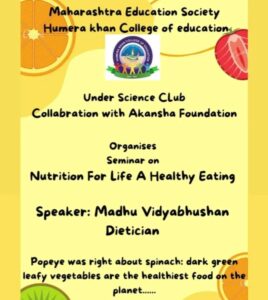 Seminar on Nutrition for life a healthy eating (6)