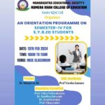Orientation program for Sem IV (1)