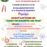 Guest Lecture on Science for Humanities and Peace (2)