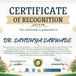 Certificate of Recognition